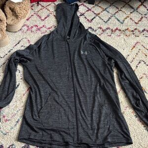 Under Armour Charcoal Full-Zip Hoodie